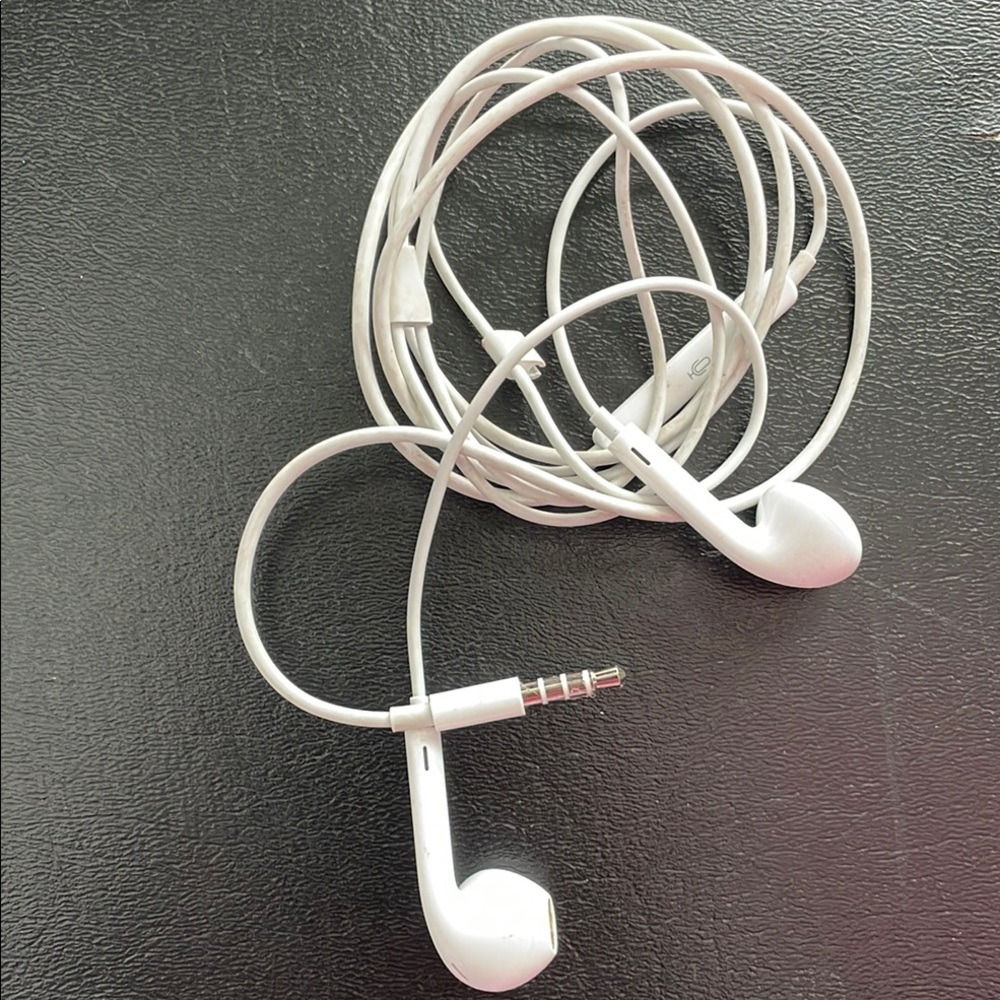Apple White Wired Headphones. Like new.